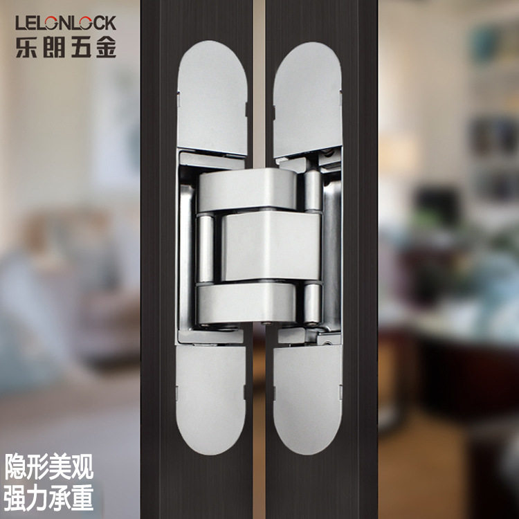 工厂批发承重80KG三维可调暗铰隐形门暗藏式合页门用锌合金铰链