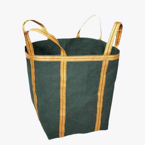 吨袋四吊带加厚帆布吊装袋工地施工运输大容量吨袋吊机用帆布吨袋