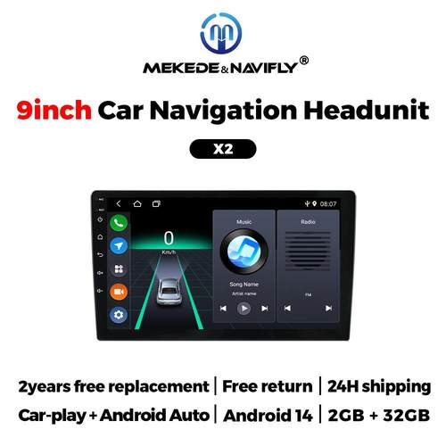 适用于carradio9inch-X款6580安卓百变套框安卓主机无线carplay