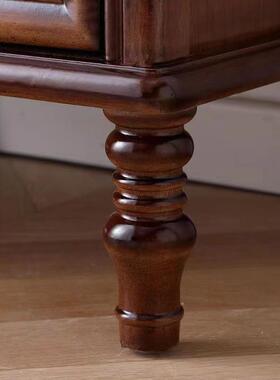 床边床柜卧室物柜子小型储47820物柜实木头柜茶几置家用收全实纳