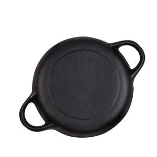 铁锅平煎锅圆烤盘鱼盘烤底鱼牛排西烤肉饭店酒店餐铸厅143电磁炉