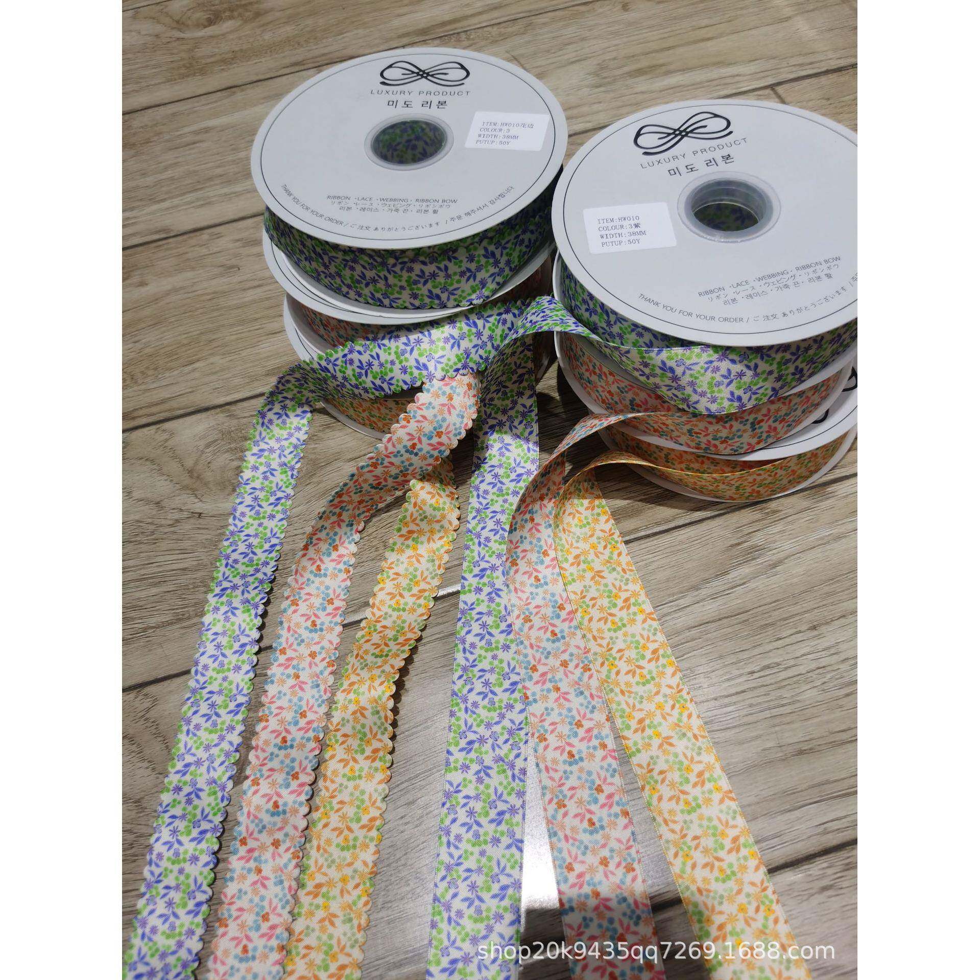 典小碎礼品丝绸带涤棉织花带服装辅料缎带花束带EBE蝴蝶结diy经配