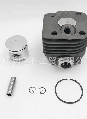 汉军油锯配件适用于富世华胡斯华纳hus37252MM圆口气缸活塞