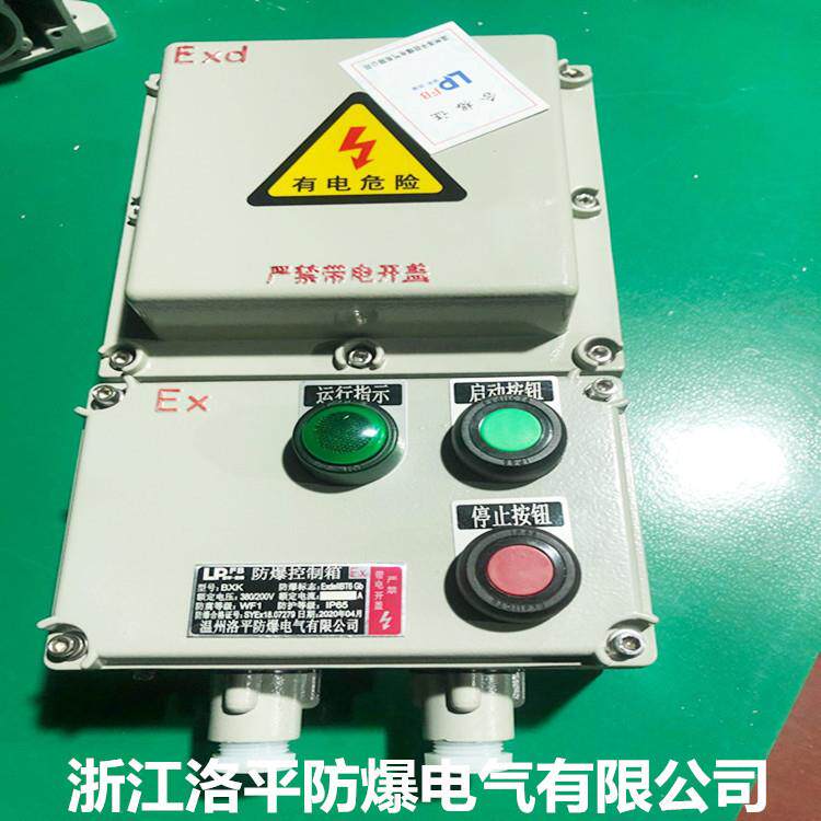60A防爆星三角启动器三相漏电保护开关防爆电磁起动器
