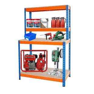 工厂作桌案台打包物流发货包装置物桌子家用金属木板面置物案台架