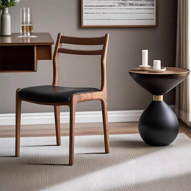 北美胡桃木色餐椅家用书房简约餐厅椅家用客厅实木洽谈靠背椅,纺织面料/辅料/配套,纺织机械配件,淘宝优惠券,粉丝福利购,淘宝优惠卷