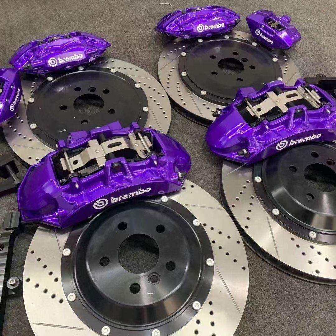 布雷博bremboV6前六后四活塞刹车卡钳套装适用任意车型18寸轮毂