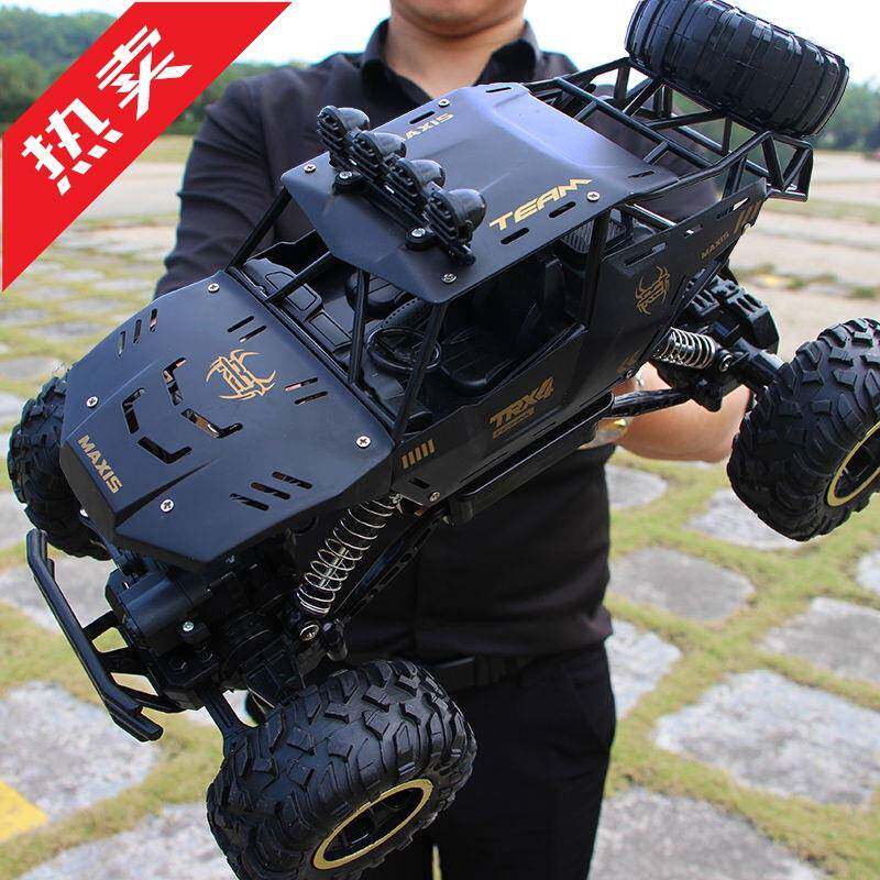 iv超大号遥控车漂移越野车四驱攀爬大脚车高速赛车男孩充电玩具汽