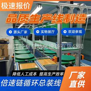 总装线方案设计清洗机洗碗机组装线左右循环夹抱旋转总装输送线