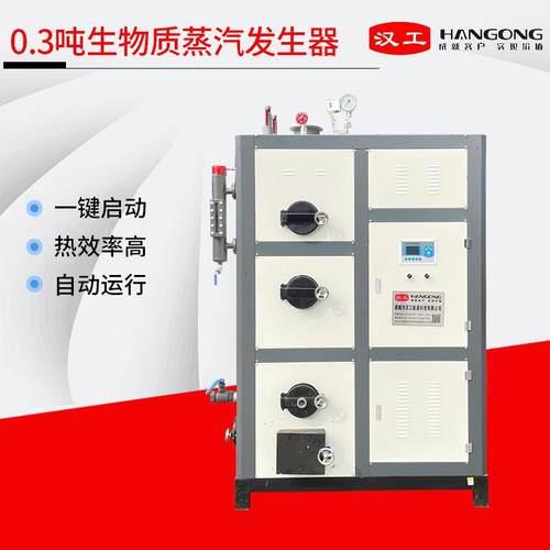 节能环保蒸汽锅炉水泥养护蒸汽锅炉0.3T生物质颗粒蒸汽发生器