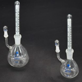 25/50ml玻璃附温比重瓶 玻璃比重瓶 密度瓶