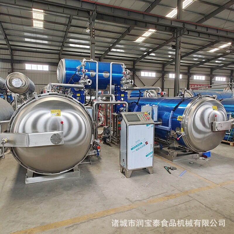 全自动高温高压杀菌锅肉制品鸭血豆腐真空包装杀菌设备大型杀菌釜