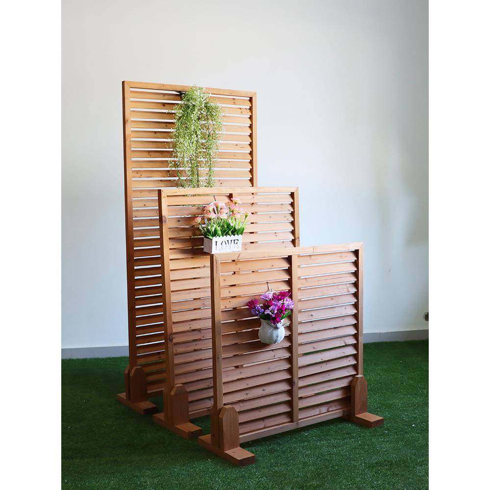 防腐木百叶栅栏户外木栅栏实木庭院隔断阳台护栏装饰伸缩网格,节庆用品/礼品,新娘配件,淘宝优惠券,粉丝福利购,淘宝优惠卷