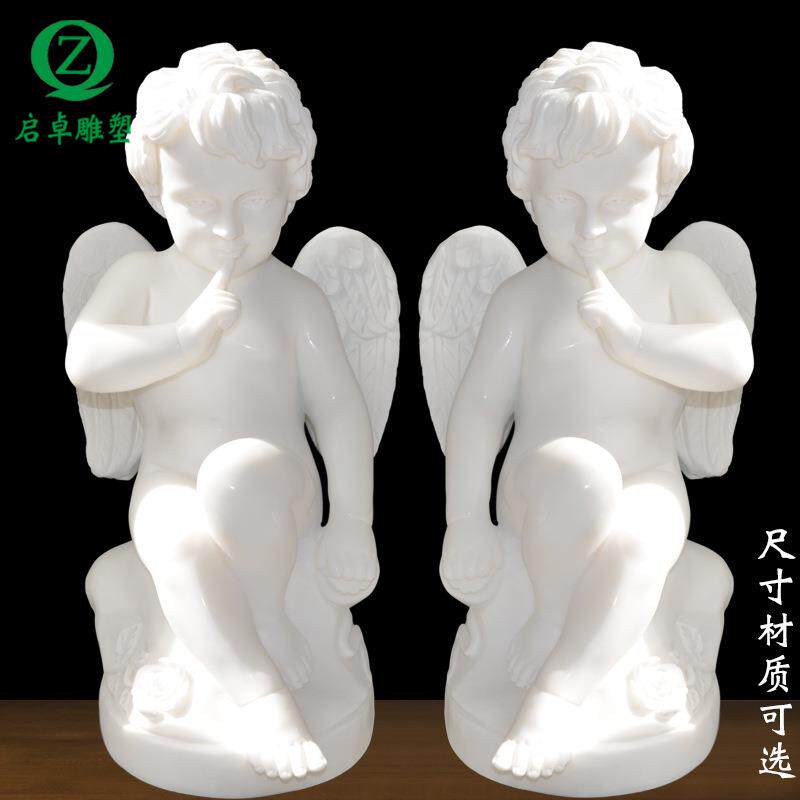 现货石雕丘比特小天使大理石别墅畜牧/养殖器械