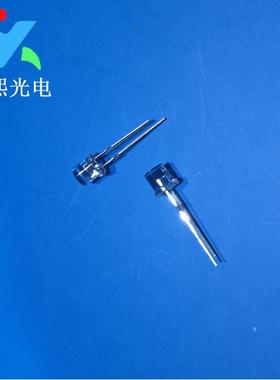 5MM短脚白发翠绿平头led直插灯珠f5绿色发光二极管翠绿灯