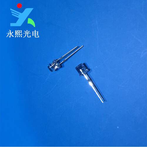 5MM短脚白发翠绿平头led直插灯珠f5绿色发光二极管翠绿灯