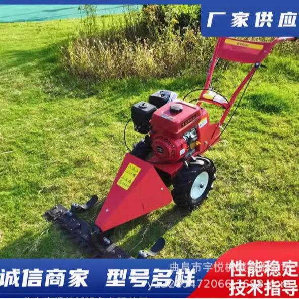 自走式草坪修整机手推式汽油剪草机园林杂草草坪清理机