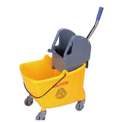 白云清洁AF08081手压式榨水桶拖把榨干机拖把桶家务清洁桶32L