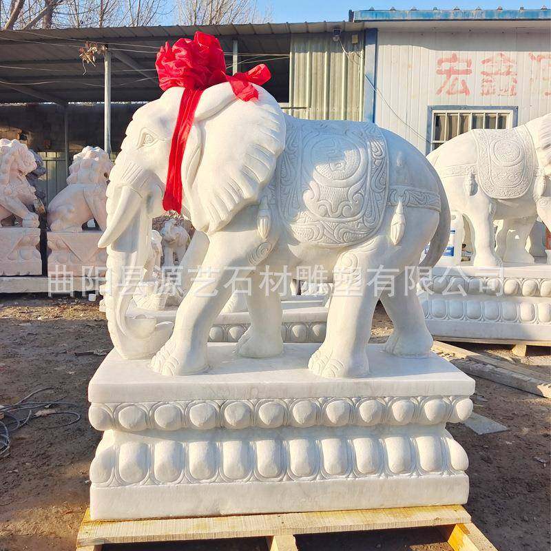 石雕大象一对汉白玉小象晚霞红花岗岩象别墅庭院公司门口摆件,农用物资,其他肥料,淘宝优惠券,粉丝福利购,淘宝优惠卷
