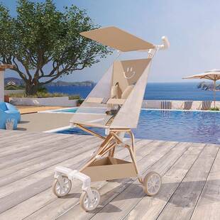 一键折叠遛娃神器口袋车一键展开超轻便婴儿推车大童宝宝溜娃推车