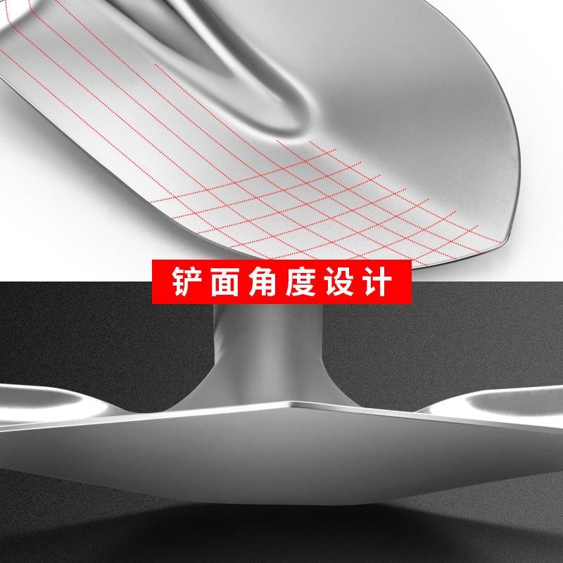 j8钢锹尖锹德国种菜锹农用铲挖土园林工具铁锹加厚锰钢园林铲不g3