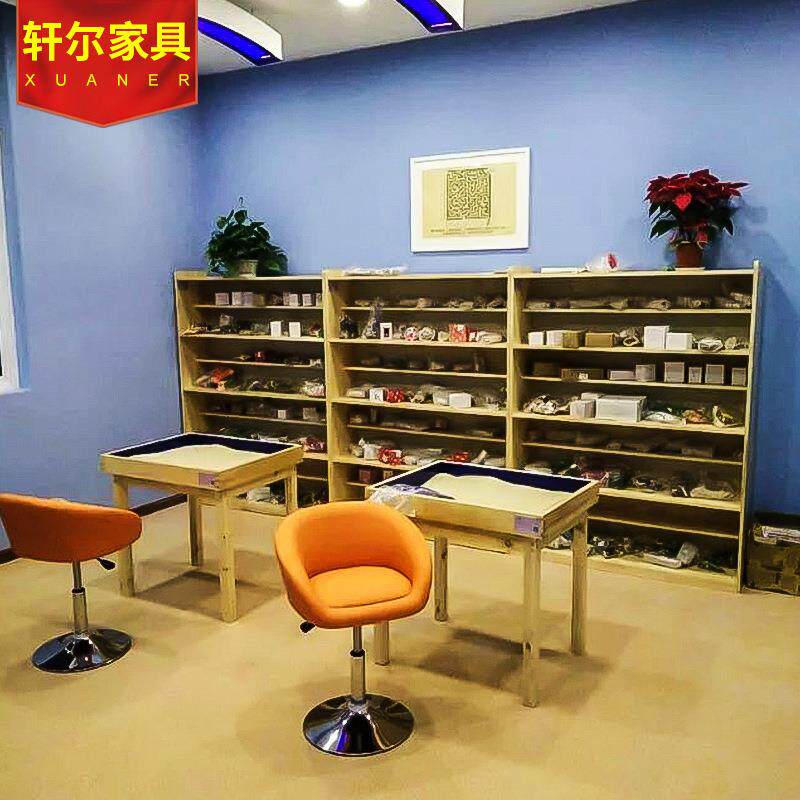 学校心理咨询室沙盘设备陈列置物架储物玩具摆放架1200件套装