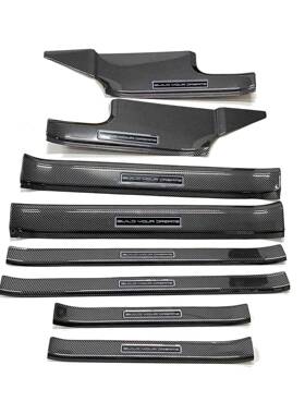 适用于比亚迪唐DM-i碳纤纹内外门槛条内外后护板迎宾踏板升级改装