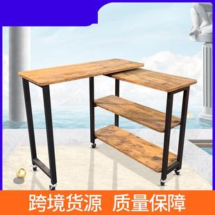 家用折叠茶几床头桌带滑轮折叠边桌沙发边几可移动简约沙发边桌子