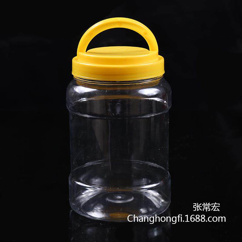 包邮3斤蜂蜜瓶子塑料蜂蜜瓶1500g加厚带提手蜂蜜瓶子蜂具