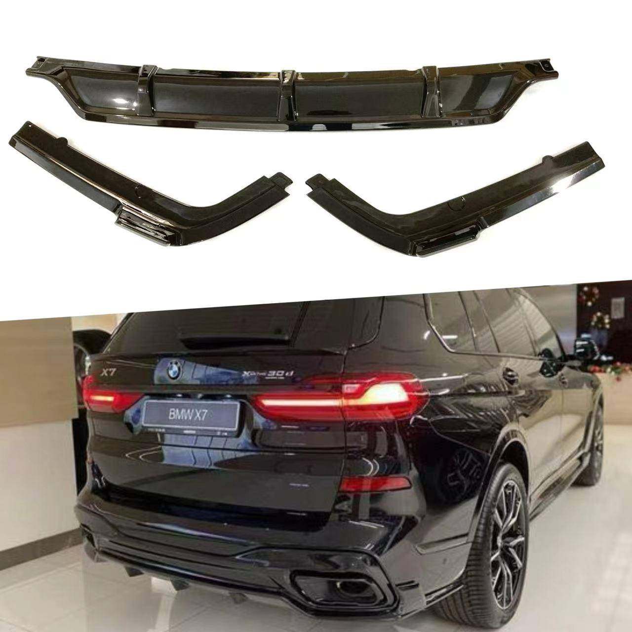 适用宝马2020-2024款X7G07黑武士款后唇3段式亮黑ABS材质加厚款,鲜花速递/花卉仿真/绿植园艺,割草机/草坪机,淘宝优惠券,粉丝福利购,淘宝优惠卷