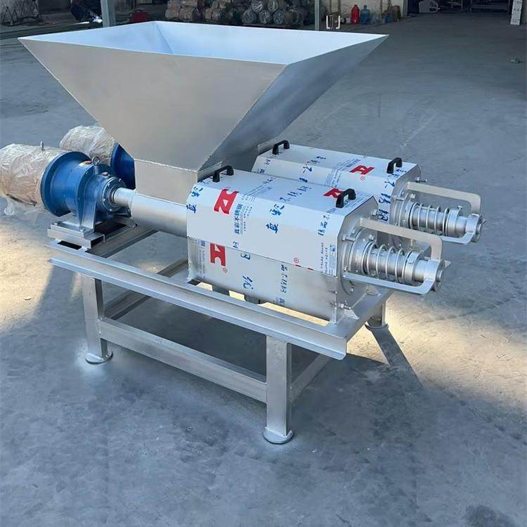 养殖场鸡粪猪粪脱水机粪污处理设备粪便干湿分离机牛粪固液分离机