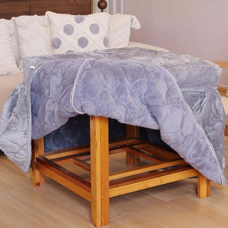 烤火被加厚珊瑚绒罩套加绒法兰绒家用保暖桌罩电炉罩正方形烤火罩,工业油品/胶粘/化学/实验室用品,其他实验室设备,淘宝优惠券,粉丝福利购,淘宝优惠卷