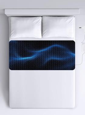 Earthing接地气PU皮革床单导电防静电透气助睡眠床垫欧美热销