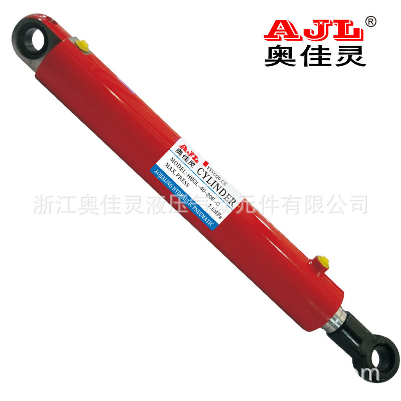 液压油缸升降机货梯提升油顶单双向法兰工程机械轻重型油缸