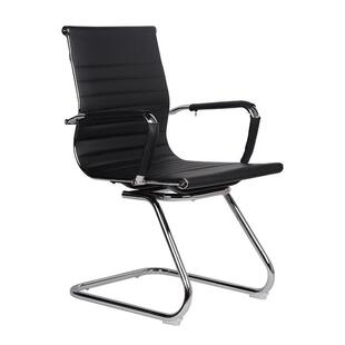 皮质电脑椅职员办公会议椅子家用弓字形椅时尚椅D824
