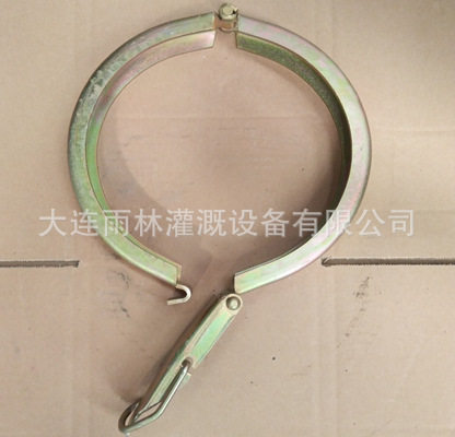 厂家供应 喷灌机配件6英寸花盆管卡子 168花盆卡子