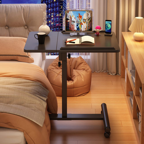 床边桌可移动升降电脑桌卧室家用床上学习桌客厅沙发边几折叠书桌