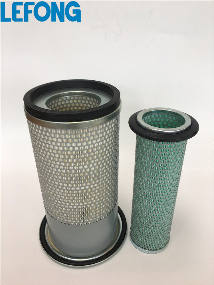 适配小松PC100-5 PC120-5 PC130-5挖掘机 空气滤芯 总成 滤清器