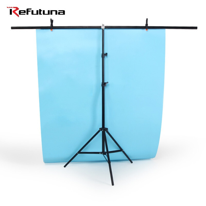 锐富图 1.5*2米摄影背景架 大号T型背景布架 PVC背景板拍摄支架