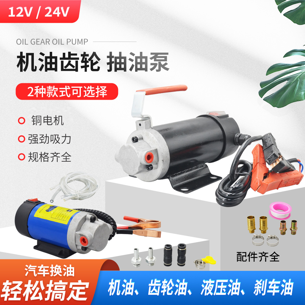 机油齿轮 抽油泵 12v正反转抽油泵 电动抽油泵 手提式柴油抽油泵