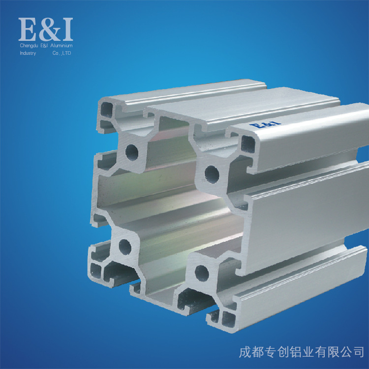 工业铝型材厂家现货8080  欧标铝合金型材工业6063-T5银白 氧化铝