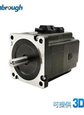 两相86永磁刹车步进电机机身107MM四线3.3NM轴径12.7/14MM可选