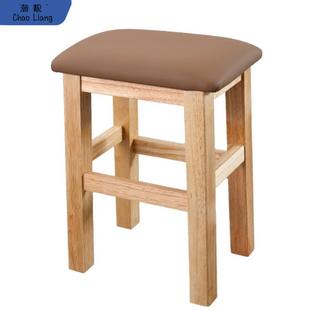 #实木方凳软包板凳木凳家用餐凳实木凳子商用餐厅坐凳小板凳包邮