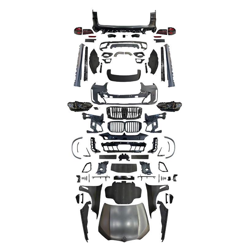 适用于宝马X5老改新F15改23款X5MTech前杠后杠大灯尾灯机盖大包围