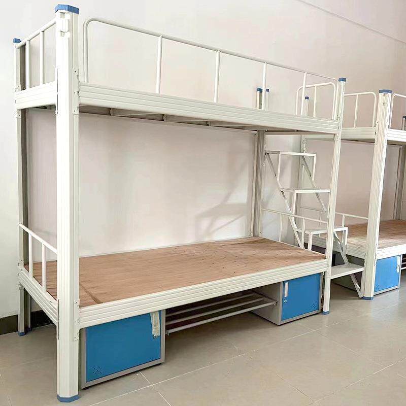 上下铺双层铁架床公寓学生加厚学生宿舍员工高低床铁架子双层床