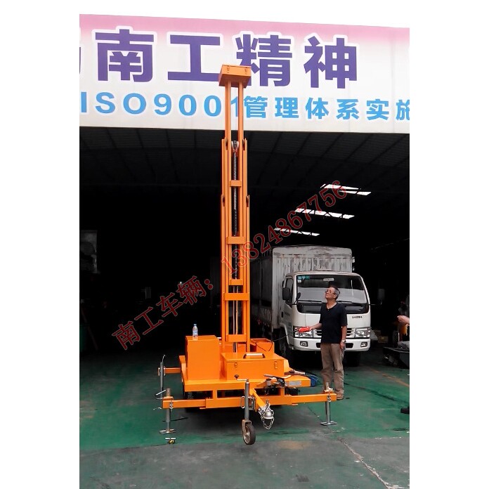 南工供应相机拖挂车 多功能牵引挂车 拍电影电视用工具拖车