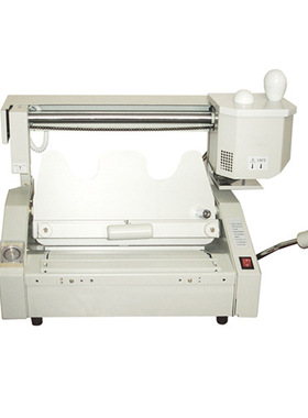 HL-T30手动胶装机 全手动结构设计带铣背功能，装书厚度4cm