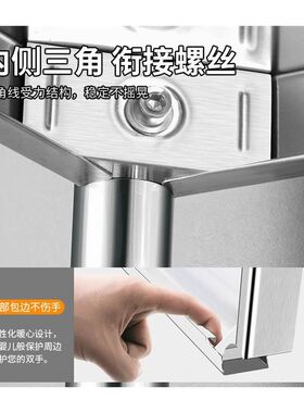 厨房置物架落地多层20宽25夹缝50cm一米100长70窄90高120四层架子