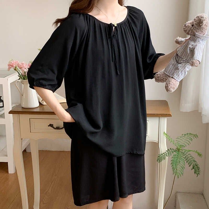 法式宫廷风睡衣女2024夏七分袖短裤绵绸气质可爱公主家居服套装薄,女士内衣/男士内衣/家居服,睡衣/家居服套装,淘宝优惠券,粉丝福利购,淘宝优惠卷