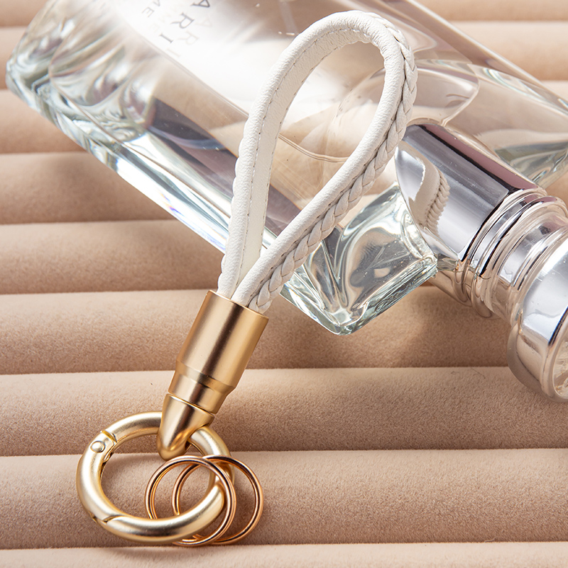 简约多色手绳钥匙扣挂件创意个性男女情侣一对书包挂饰汽车链圈环